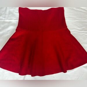 Zara Red Knit Mini Size Medium